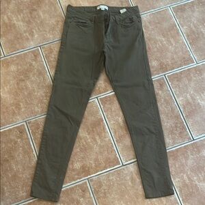 Olive Green Skinny Jeans